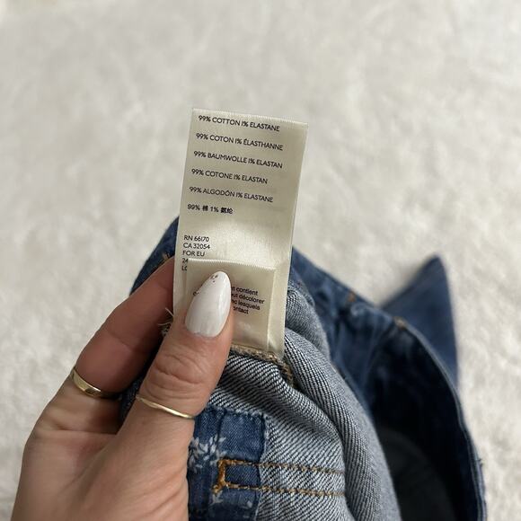 Anthropologie Pilcro and the Letterpress Patchwork Boyfriend Jeans Womens Sz 27P - Picture 7 of 7